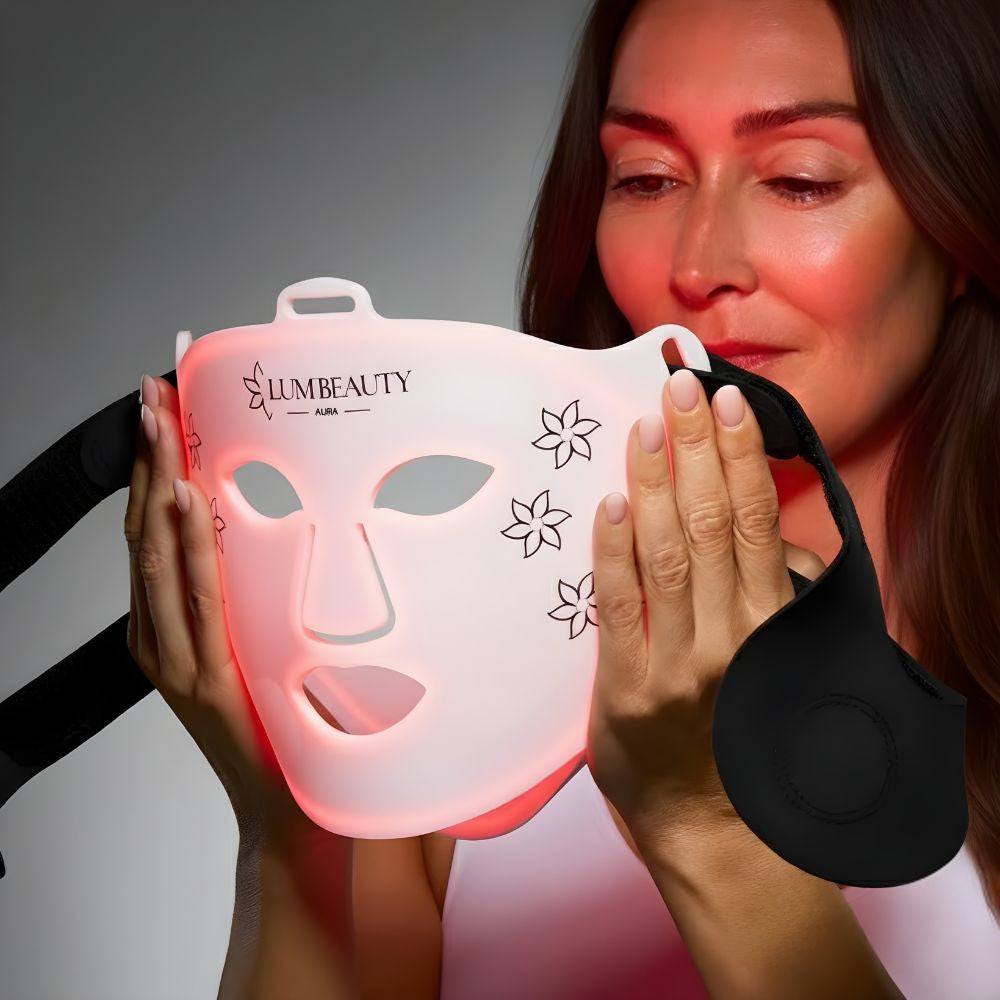 masque visage led. Lumière rouge anti-ride