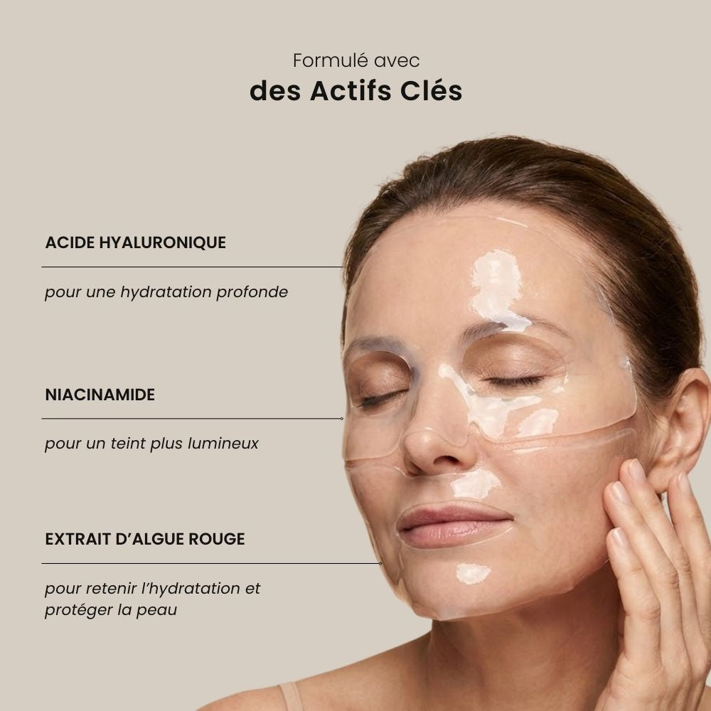 Masque visage à l’hydrogel