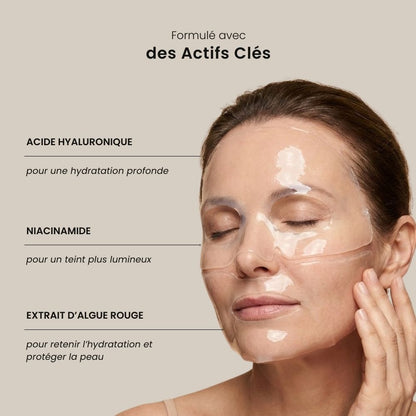 Masque visage à l’hydrogel